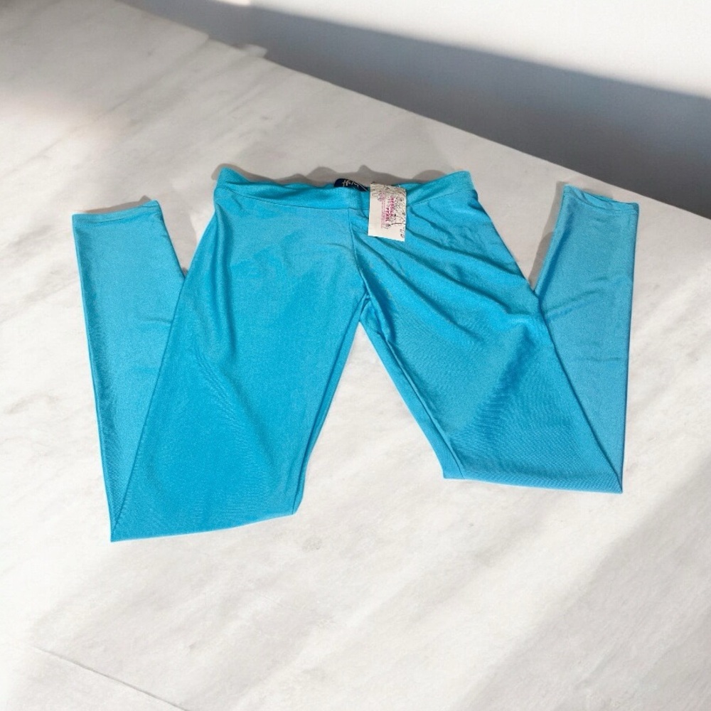 💥Womens Y2K Light Blue Leggings | Size Small | Retro Vibes & Comfy Fit H & M
